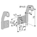 Kettenschubantrieb KSA-Z 230 V silber 300mm/600N für mittlere bis schwere Fenster